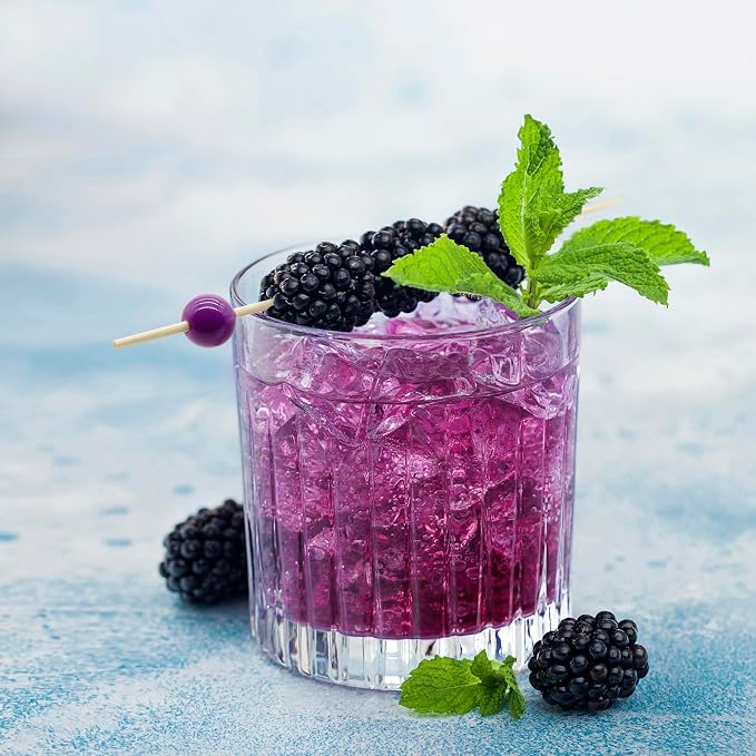 Minisland Purple Pearl Bamboo Cocktail Picks, Fancy Appetizer Toothpicks | 4.7 - Image 4