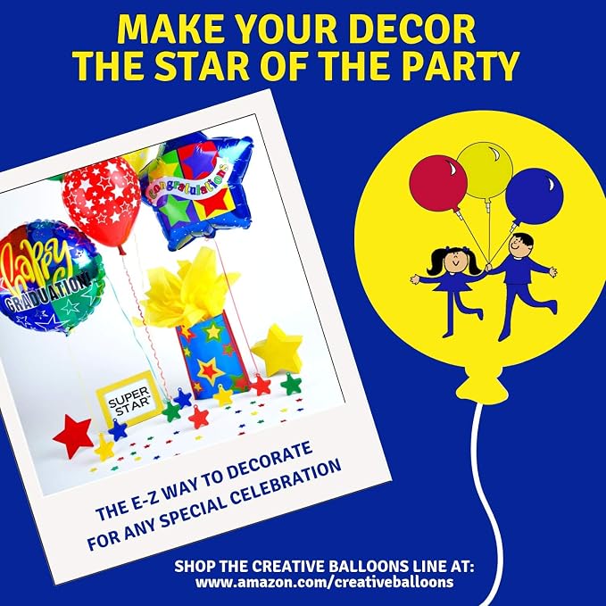 Creative Balloons™ Heavy Happy Balloon Weights – 100 g Primary Assorted – - Image 6