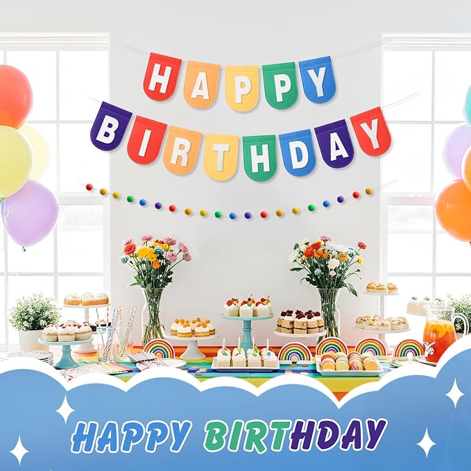 Hahafelt 125 Pcs Make Your Own Banner Kit Personalized Handmade Name Scallop - Image 4