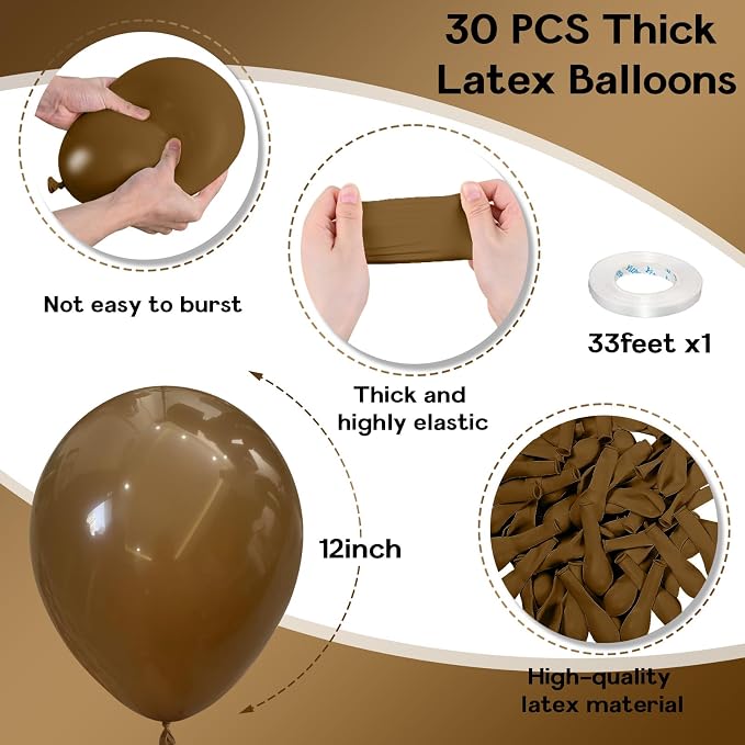 Jobkoo Brown Balloons - Image 2