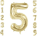 Number 5 Balloons for 5th Birthday Party Decorations, 40 Inch 0-100 Anniversary by Joycard