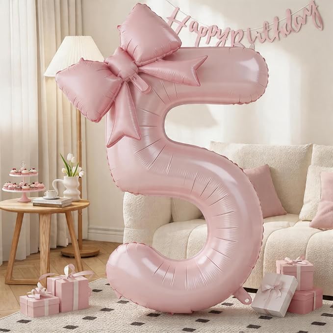 40 Inch Dusty Pink Number 5 by KYGNE