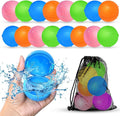16Pcs Reusable Water Balloons for Kids, Pool Beach Water Toys for Boys and Girls by WhereFunMeetsGrowth