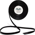 Black Ribbon 1/4 Inches 36 Yards Satin Roll Perfect by LilyRin