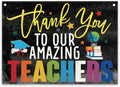 Teachers Appreciation Banner, Thank You to Our Amazing Teachers Banner by Unknown