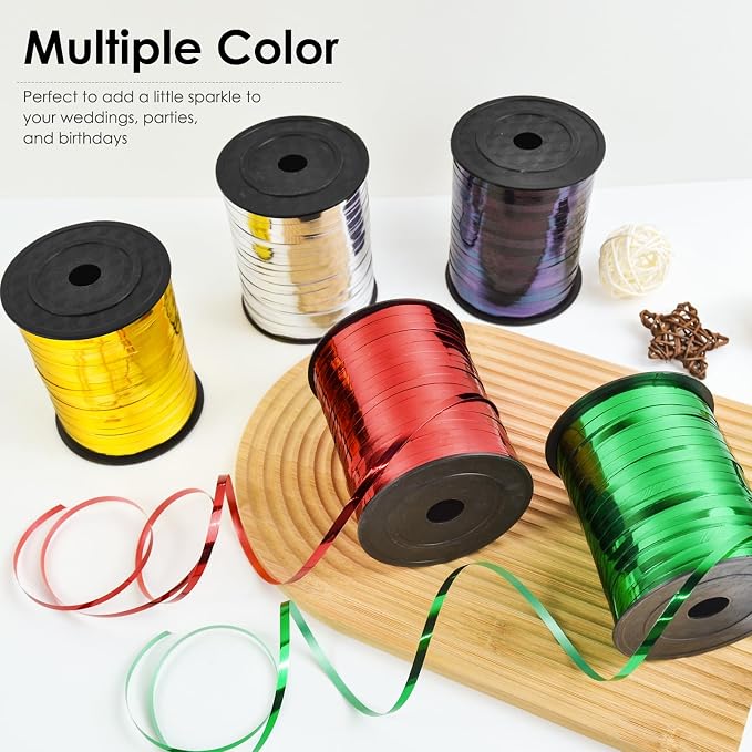 Black Ribbon, 500 Yard Curling Ribbon - Image 5