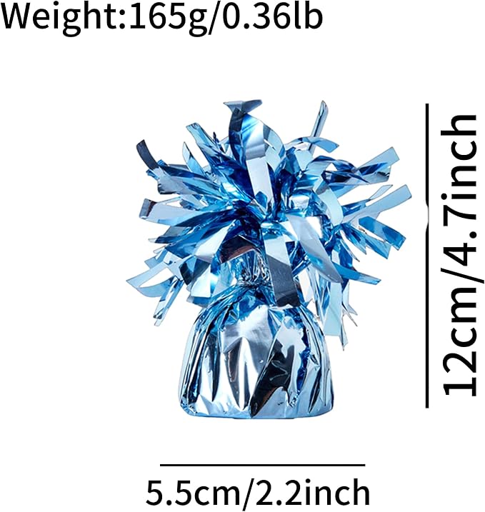 Balloon Weights, 12 Pieces, Weight 0.36Lb | Aluminum Foil, Suitable - Image 3