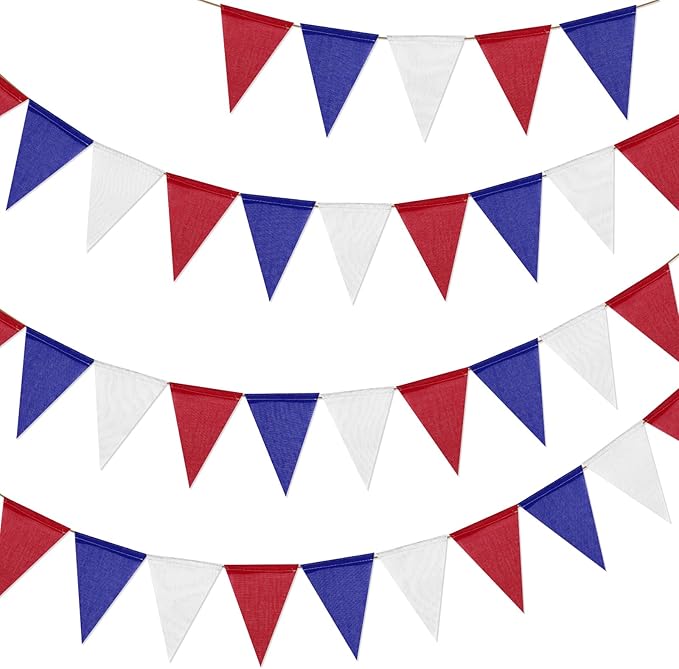 G2PLUS Triangle Flag Bunting, Pennant Banner and Decorative Garland, 39Ft | by G2PLUS
