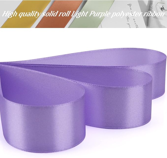 Nsilu 1 inch, Light Purple Ribbon - Image 4