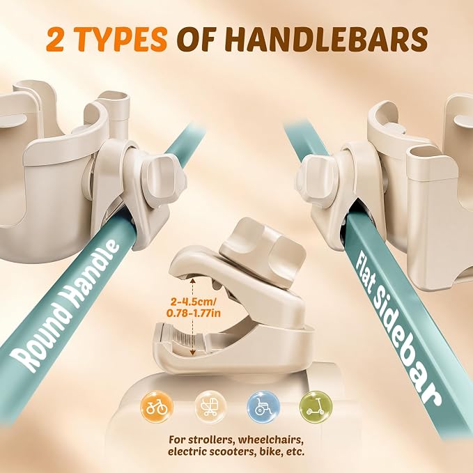 Cup Holder for Walker: Stroller Cup Holder Attachment - Image 5