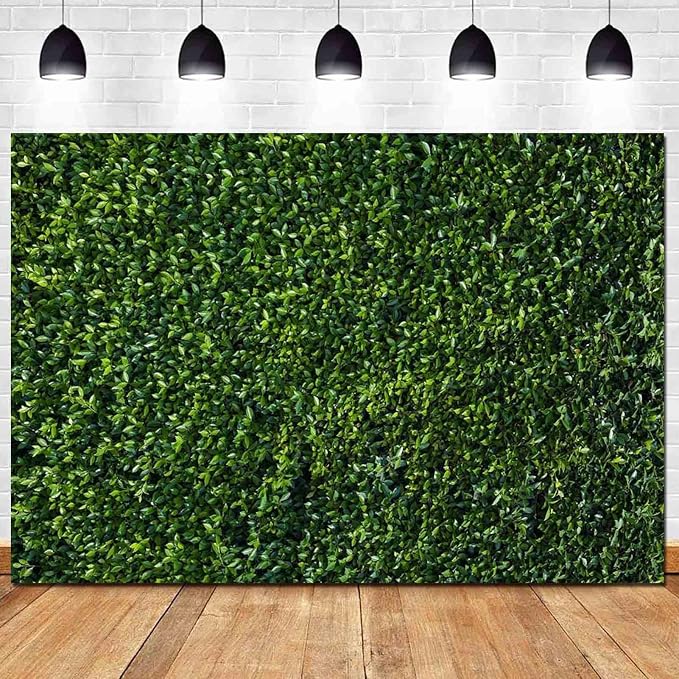 Nature Spring 3D Green Leaves Theme Photo Background Wedding Birthday Party by HQM