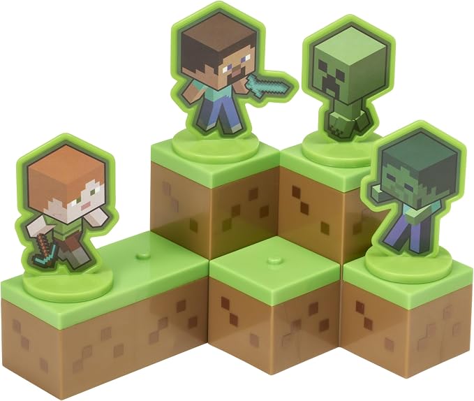DecoSet® Mobs Beware Minecraft Cake Topper, 6-Piece Stackable Cake Decoration - Image 7