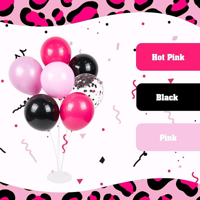 Pink and Black Balloons - Image 4