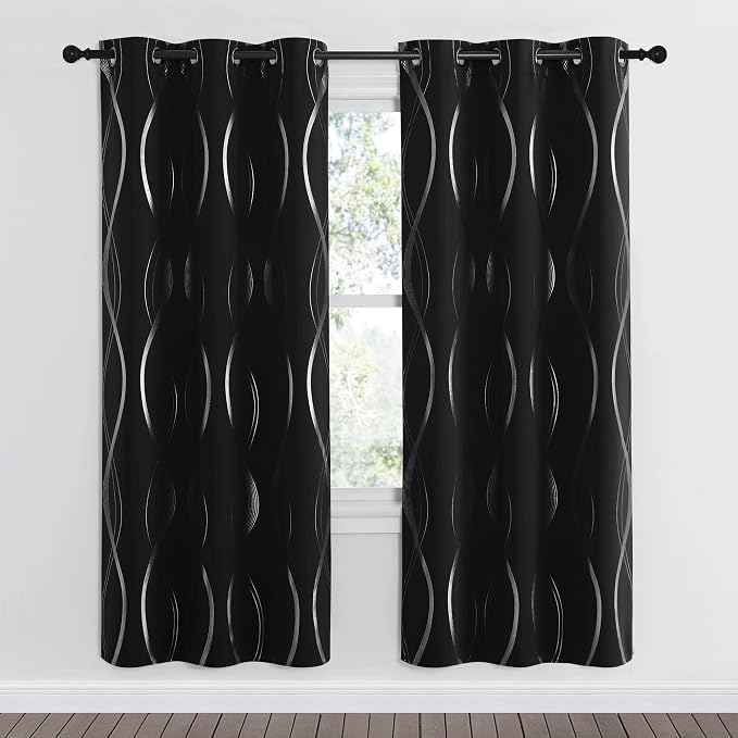NICETOWN Blackout Curtain Panels 72 inches, 42 inches Wide, Light Reducing - Image 2