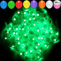 Aogist 100pcs Green Balloon Light, Long Standby Time Waterproof Mini Ball Light, Round LED Lamp for Paper Lantern Balloon Party,Wedding,Birthday,Festival,St. Patrick's Day and Christmas Decorative