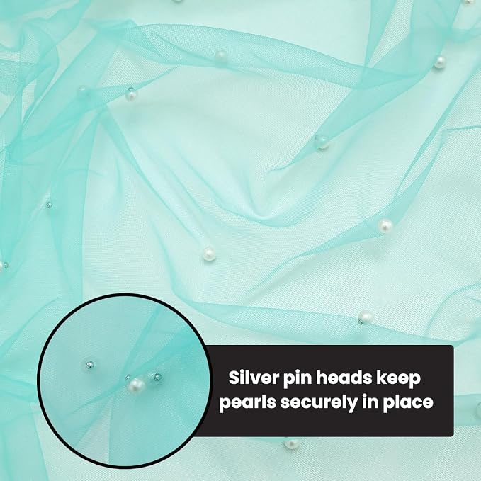 Artoid Mode 3PCS Pearl Turquoise Gauze Table Runner 120 Inch 10FT, Seasonal - Image 8