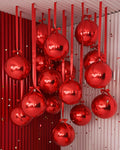 Jenaai 30 Set Round Foil Balloons Bulk 22 Inch 4d Metallic Giant Balloons Set by Jenaai