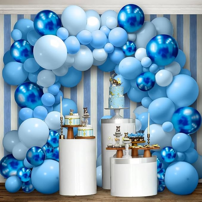 Blue Balloons Garland Arch Kit - Image 6