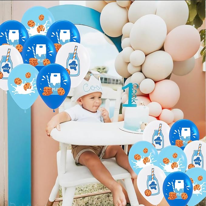 30pcs 12” Milk and Cookie Balloons Milk Balloons - Image 5
