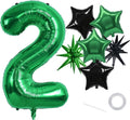 TONIFUL 2nd Birthday Balloons Kit 40 Inch Dark Green Large Number 2 Balloon | by TONIFUL