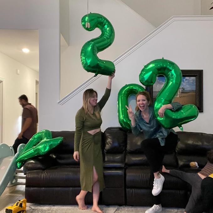 Green Number 3 Balloon 40 Inch - Image 3