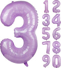 40" Macaron Purple Number 3 Balloons Helium Foil Mylar Balloon Digit 3 | by Exquisitehighqualitypartydecorationstomeetyoureveryneed%EF%BC%81
