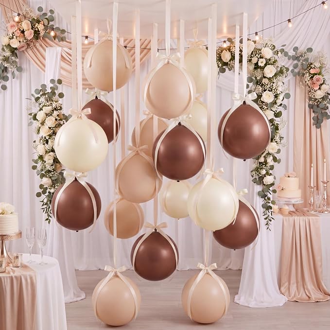 20 Pcs Boho Wedding Foil Balloons Giant 22 Inch 4d Wedding Balloons - Image 3