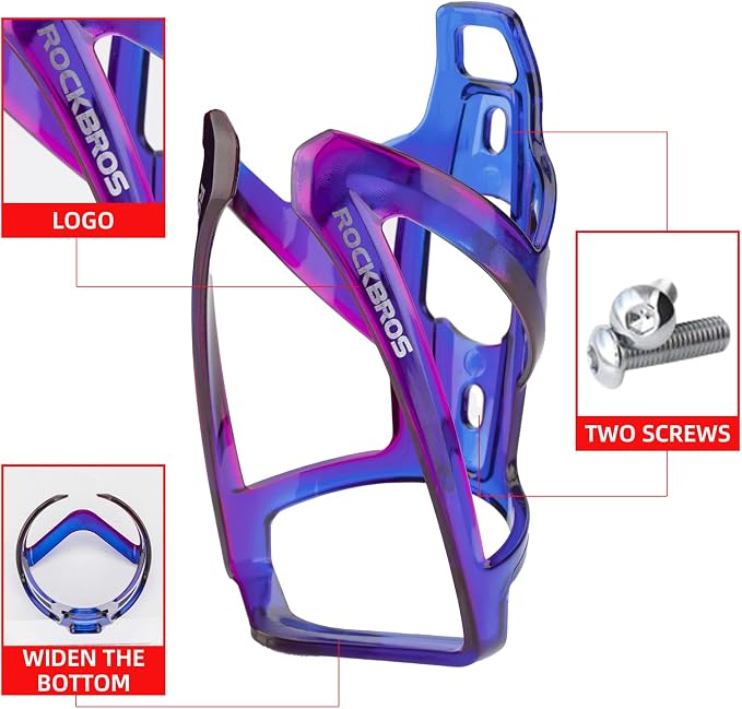 ROCKBROS Bike Water Bottle Holder Ultralight Bottle Cages - Image 4
