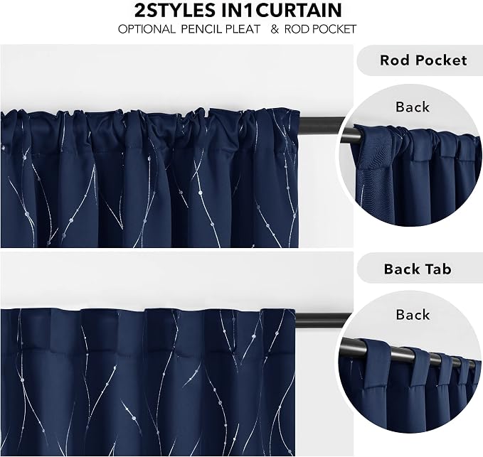 Deconovo Blackout Small Curtains - Image 4