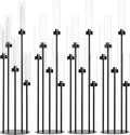 39.8''Matte Black Candle Holder by WeddingPartyDecoration