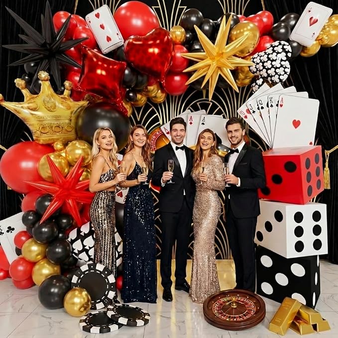 Casino Balloons Arch Kit - Image 6