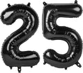 Number Balloon 40 Inch Black Number 25 by Mluchee