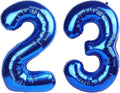 Numbers 20 Balloon 40Inch Blue Balloons by Argthjy