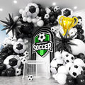 Soccer Party Decorations 153Pcs, World Soccer Balloon Garland Arch Kit by PTGOLUO