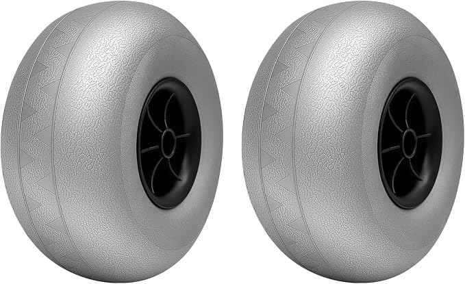 2 Pack 16" Balloon Wheels Beach Cart Tires, Replacement Big Beach Sand Tires by Unknown
