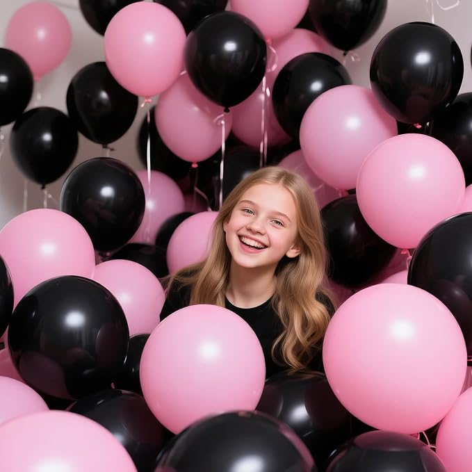 110pcs Black Balloon 12 inch - Image 5