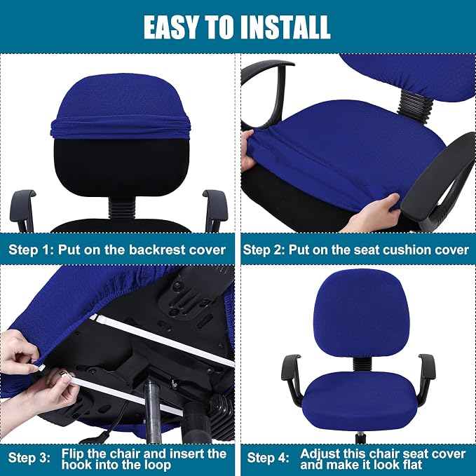 Smiry Office Computer Chair Covers - Image 7