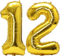 Number 12 Balloon Foil Mylar Balloons by YPSelected
