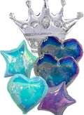 Metallic Star, and Crown Balloons by DDywarm
