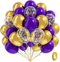 BAUANOOY Purple and Gold balloons by BAUANOOY