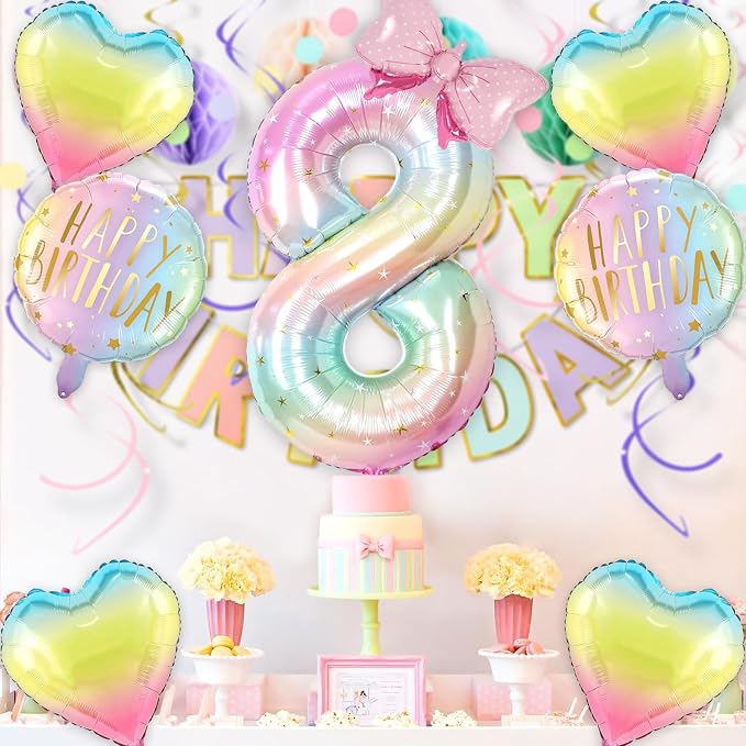 10 Balloon Numbers 10th Birthday Decorations - Image 3