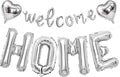 Welcome Home Balloons Silver, 40Inch HOME and 16Inch Welcome Foil Balloons by Xinvery