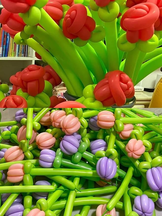 100PCS 260Q green Magic long balloon decoration shopping mall activities - Image 4