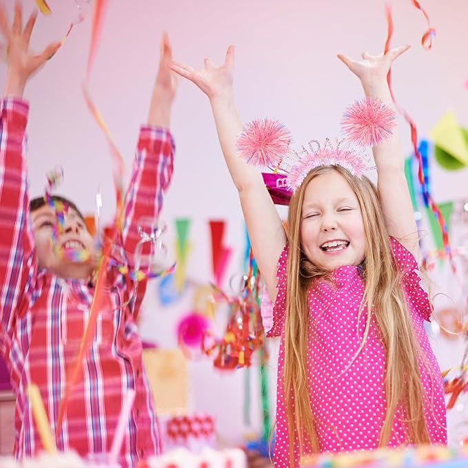 CIEHER Birthday Girl Headband Birthday Crown - Image 4