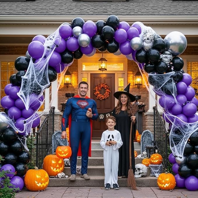 Black and Purple Balloons - Image 2