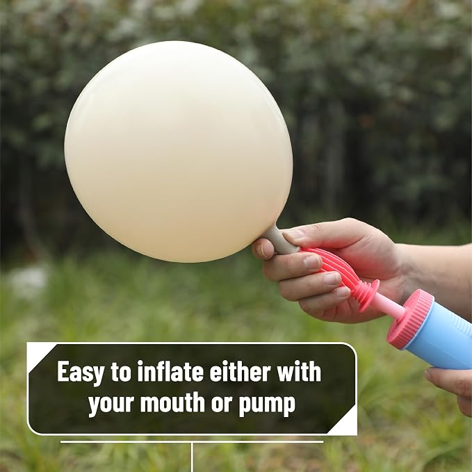 Mr. Pen- Beige Balloons, 12 Inch, 54 Pack, Baby Shower, Rustic & Boho Party - Image 4
