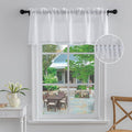 Beda Home Tassel Linen Textured Swag Curtain Valance by BedaHomeBedaLife