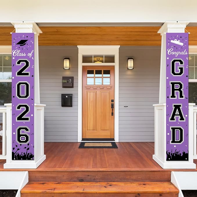 2026 Graduation Decorations, Graduation Banner Class of 2026, Hanging - Image 3