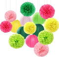 Hawaiian-Summer Pool Party-Decorations Paper-Flowers Lanterns by Hugfond