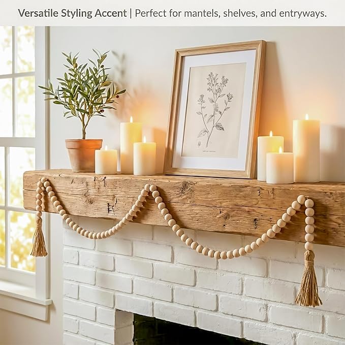 RAINFLOW Wood Bead Garland - Image 6